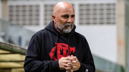Jorge Sampaoli no comando do Flamengo