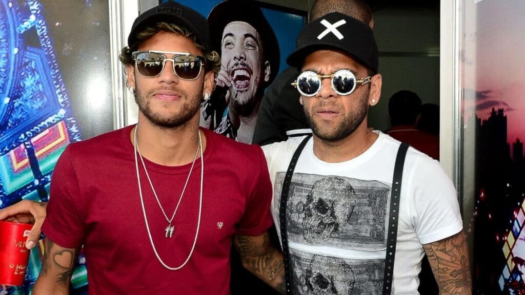 Neymar Jr e Daniel Alves