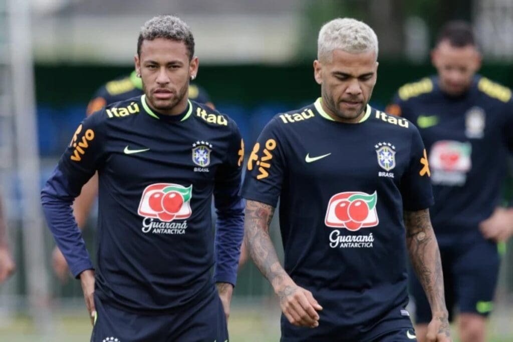 Neymar e Daniel Alves