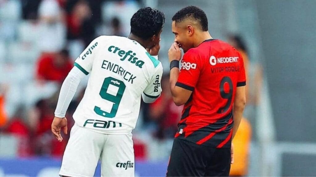 Endrick e Vitor Roque por Palmeiras e Athletico Paranaense