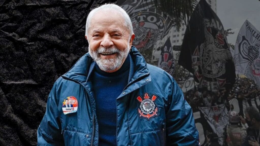 Lula com a camisa do Corinthians