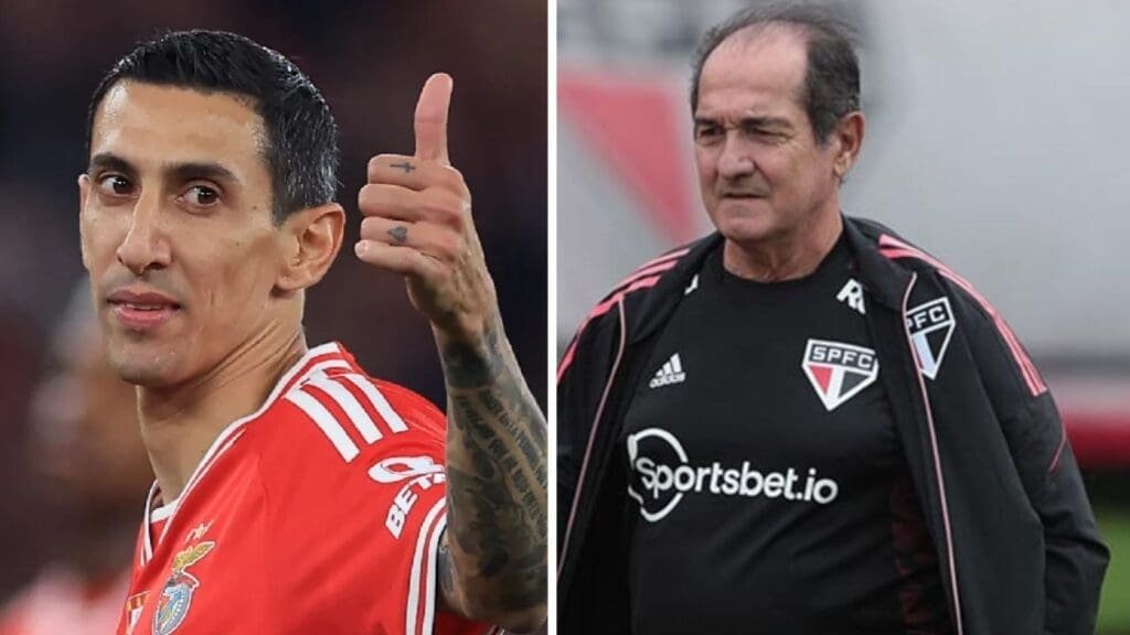 Di María e Muricy Ramalho