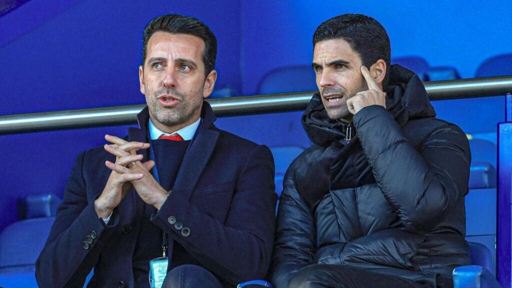 Mikel Arteta e Edu Gaspar Arsenal