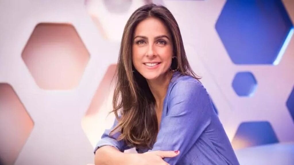 Carol Barcellos em programa da Globo