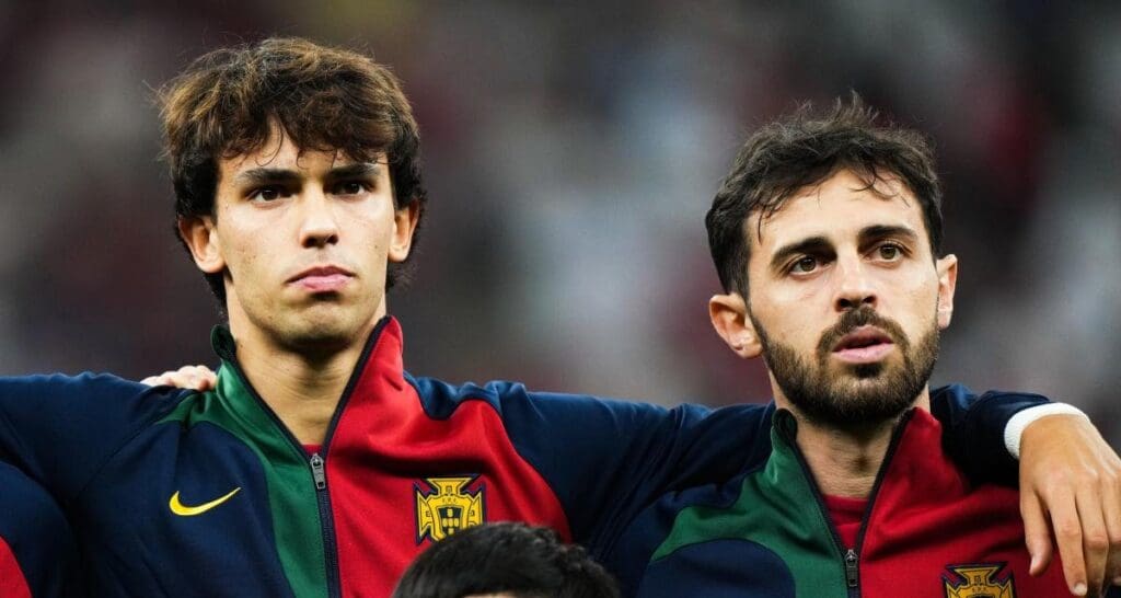 João Félix e Bernardo Silva