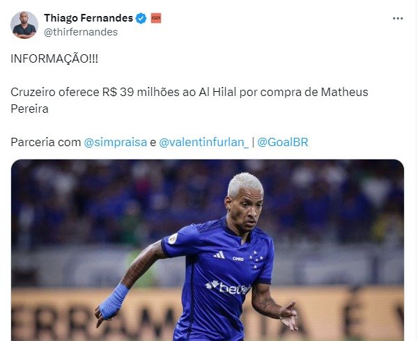 Matheus Pereira Cruzeiro