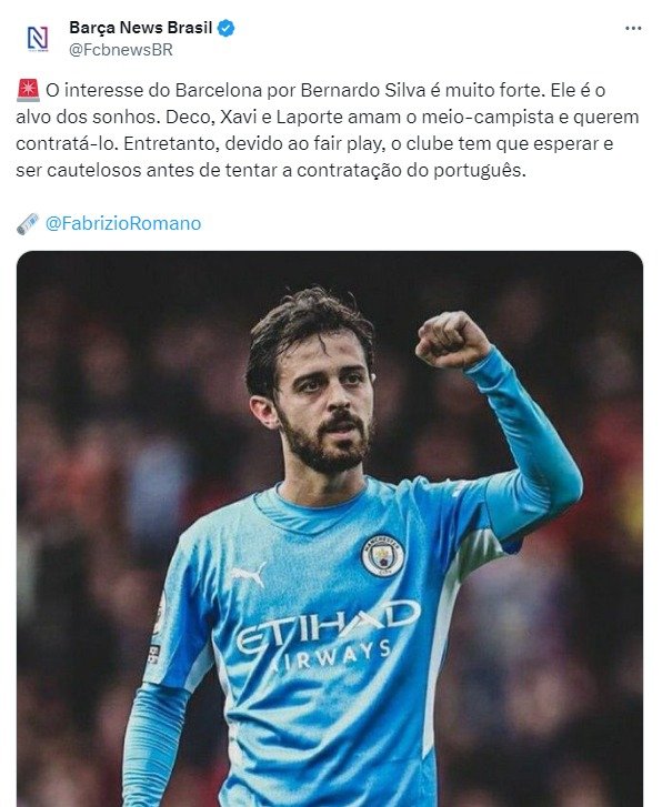 Bernardo Silva Barcelona