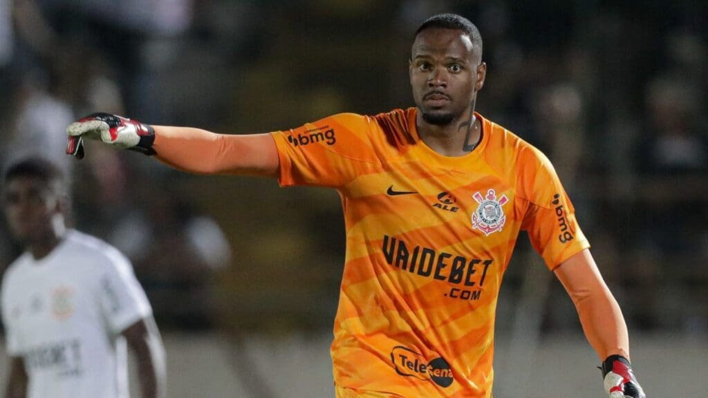 Carlos Miguel em campo pelo Corinthians