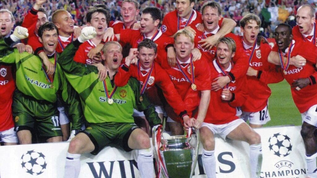 Manchester United, campeão da Champions League de 1999