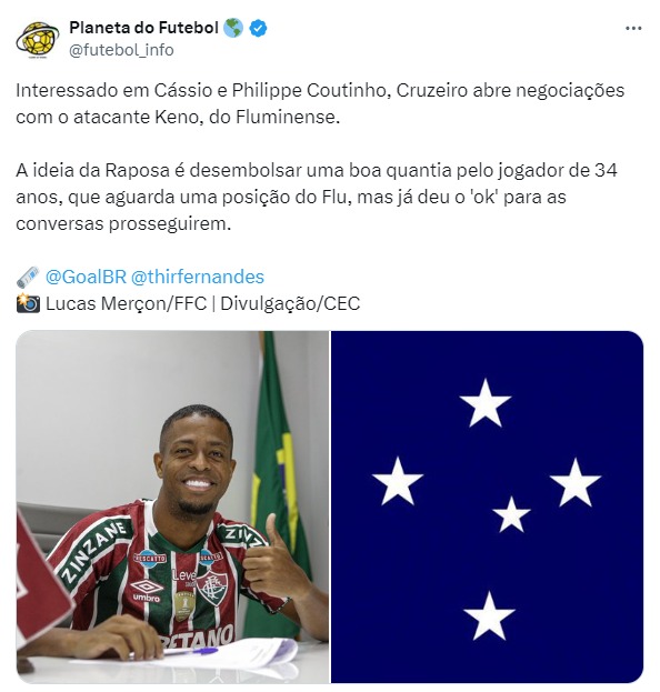 Keno Fluminense Cruzeiro