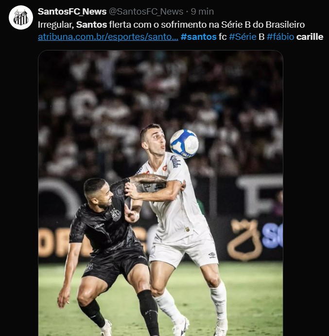 Santos vive momento de baixa no campeonato com Fábio Carille