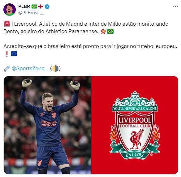 Bento está na mira Liverpool