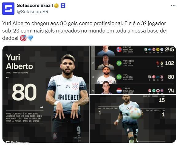 Yuri Alberta afirma que está focado em permanecer no Corinthians