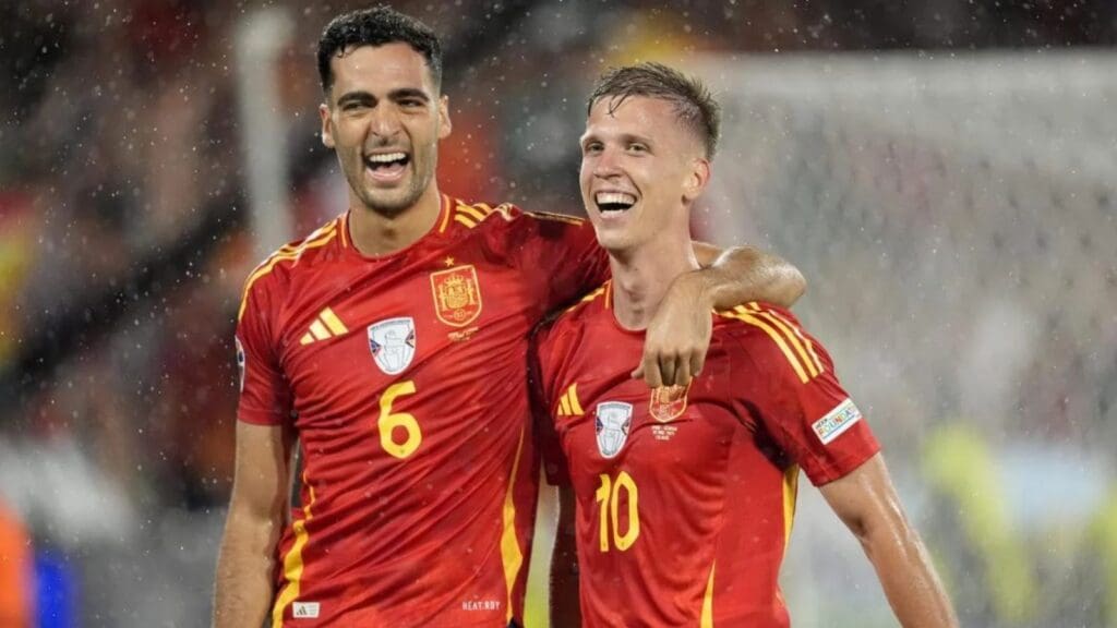 Dani Olmo e Merino pela Espanha na Eurocopa