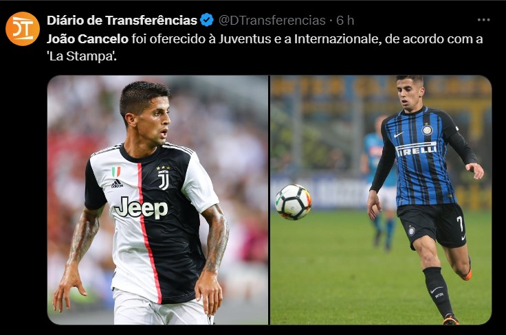 João Cancelo está em busca de um novo clube 