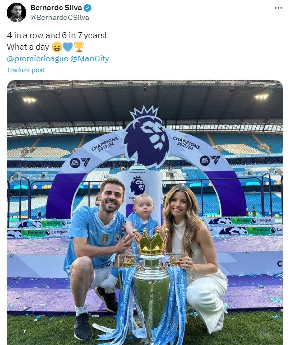 Bernardo Silva no Manchester city