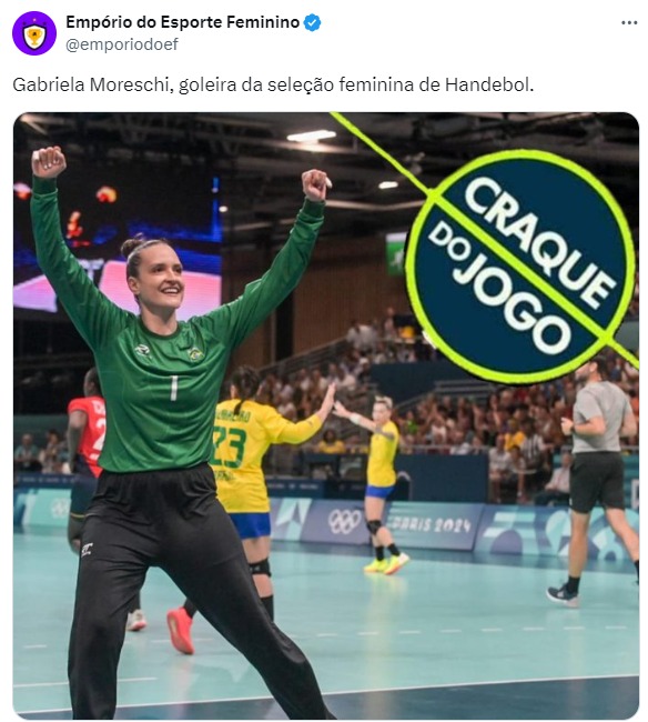 Grabiela Moreschi é destaque nas Olimpíadas