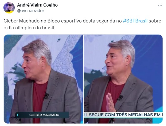 Cleber Machado no SBT