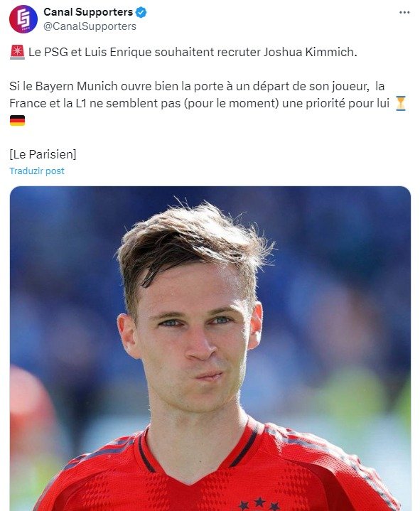 PSG tem interesse em Joshua Kimmich