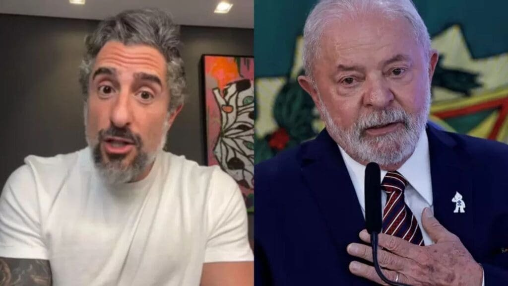 Marcos Mion e Lula