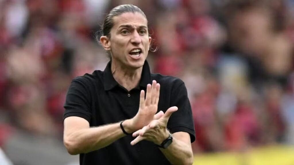 Filipe Luís no comando do Flamengo